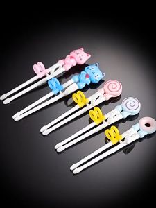 Murah Banget - Sumpit Latihan Belajar Makan / Sumpit Anak Karakter / Training Chopstick / Sumpit Training Anak Bayi Karakter Unik