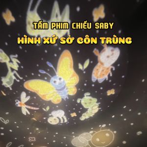 Tấm phim chiếu Saby hình Xứ sở côn trùng phim chiếu cho đèn chiếu sao Saby Dreamz và Saby Stories