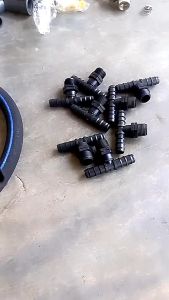 10pcs/set Tee Konektor 16mm x 1/2inch x 16mm Connector Untuk Uniring Aerasi 25x12mm Dan 25x16mm