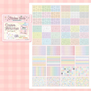 Mr.Paper 20 Sheets Daily Deco Sticker Book 5000+ Cute Basic Decorative Stickers for Journaling Scrapbooking DIY Crafts