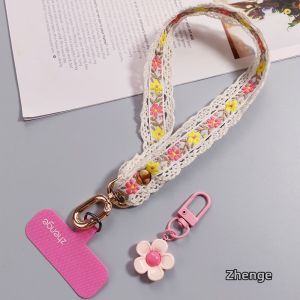 ZHENGEGE | Flower Stylish Portable Anti-theft Phone Strap