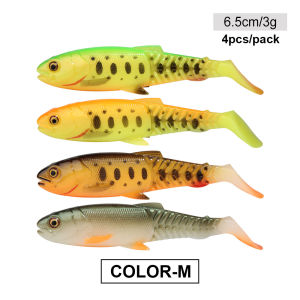 Spinpoler The Predator Soft Bait Fishing Lure 6.5cm 8.5cm 10.5cm 12cm Bridge Paddle Tail Open Mouth Jig Head Fit Wobbler Tackle