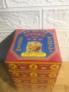 Nhang Khoanh Thường Không Mùi Thiện Thành 12 giờ 1 lốc 5 hộp