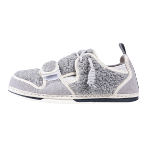 THEMULE | Ugly Cute Fur Warm Slip-On Canvas Shoes