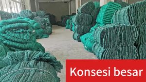 2.5M*50M Dapat digunakan selama 20 tahun jaring pagar serbaguna Jaring Ayam Jaring Pagar Ayam Jaring Kandang Ayam