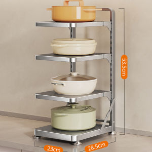 GUANGMANZHI | Kitchen Pot Storage Rack Multilayer