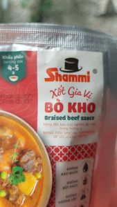 Xốt gia vị bò kho Shammi gói 200g xốt bò kho chuẩn vị đậm đà không phẩm màu (Đạt chuẩn US/UK)