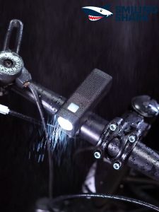 Smiling Shark QXD421 LED Bicycle Light: 3 Mode Super Bright Bike Light USB Rechargeable Bike Light