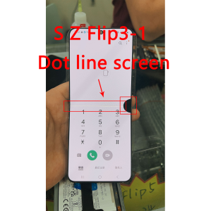 AMOLED 120Hz Defect For Samsung Z Flip 3 F711 F7110 Display Touch Screen Assembly Replacement For Z Flip 3 LCD Display LCD