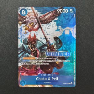 Bandai | DIY Proxy One Piece TCG English Chaka & Pell Rare EB04-023 Winner Pack 2026 Vol3 Game Textured Collection Card Toy