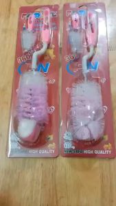 Cây rửa bình sữa và núm vú cây súc bình sữa xoay 360 độ Faralin