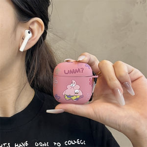 Creative SpongeBob SquarePants Bluetooth Earphone Case Protector Shell EvoAir Cartoon Style Soft TPU Cover for Apple Earbuds