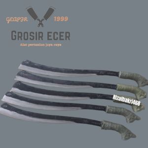 Golok Baja Super Tajam Golok Kerja Panjang Berkebun Kebun Super Tajam Tanpa Asah