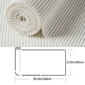 Silicone Non-Slip Mat For Seat Cushion Cups Plates Bowls Drawer Cabinet  Kitchen Shelf Liner Net Mat Bathroom PVC Anti-Slip Mats