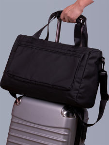 Mens Large Capacity Travel Bag Commuting Shoulder Bag Suitcase Cover Business Trip Casual Handbag Polyester Material