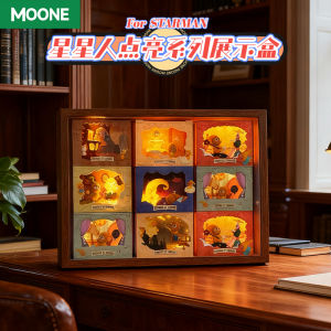 Transparent Starman Display Box Bubble Series Picture Frame Blind Box Storage Wall Hanging Figure Cabinet Collectible Storage