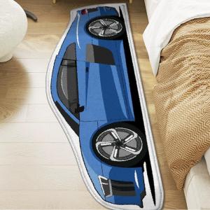 AOBIXIONG | Kid Car Racing Pattern Rug Irregular Shape Dirt-Resistant Non-Slip