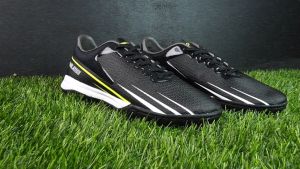 SATSET X Sepatu Futsal Pria Eagless Reborn In Black List White Stabilo Original