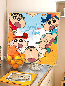 Healing Maple Leaf Cartoon Handmade Coloring Decorative Painting DIY Number Painting Childrens Craft Filled Painting Artwork