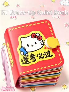 WANXUEXING | Portable Mini Full Set Dress-up Stickers Book for Girls DIY Craft Activity