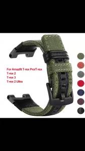 New Nylon Strap for Amazfit T-rex 3 2 Ultra Watch Band Sport Bracelet for Amazfit Trex Pro T Rex Tyrannosaurus Smartwatch Belt