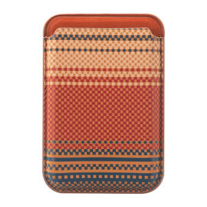 Strong Magnetic Carbon Fiber Wallet Card Holder Case for Magsafe IPhone Air 17 16 E 15 14 13 12 Pro Max Leather Card Bag Cover