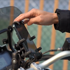 [✅SG Ready Stock]Bicycle Motorcycle Cell Phone Holder Motorcycle Holder Holder Nylon durable material eight-point fixa