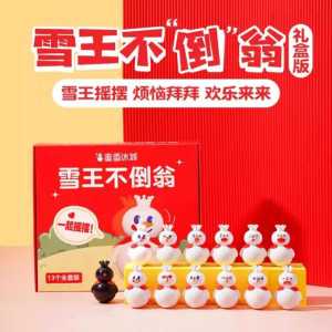 Snow King Balance Toy PVC Material Collectible Blind Box Home Decoration Cute Tabletop Gifts Muxue Ice City Officially Licensed