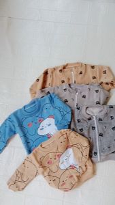 Paket Usaha 6Pcs Cruwneck Bayi Sweater Harian Anak Usia 6-12 Bulan Harga Satuan Dan Grosiran