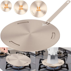 Induction Cooker Heat Conduction Plate Gas Stove Heat Conductor Slice Stainless Steel Heat Diffuser Ring Cooker Stove Protector
