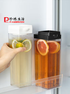 Japanese Import Sealed Cold Water Bottle Refrigerator Water Pitcher For Home Cold Teapot Jug High Temperature Resistant Food Grade Juice