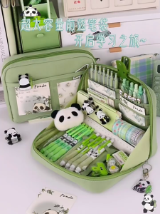 เก็บปลายทาง！กระเป๋าดินสอกันน้ำ 12ชั้น กระเป๋าเครื่องเขียนสำหรับนักเรียน ซองใส่เครื่องสำอางค์