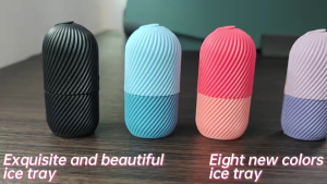 A reusable facial massage tool featuring a cooling roller to relieve facial puffiness and a facial lifting massager.