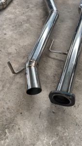 ท่อสูตร แทนพักมีพักกลางออกที่เดิม รถกระบะ เครื่องดีเซล เกรดสแตนเลส 304 (ไม่เหมาะสำหรับรถที่มีการโหลดหรือมีการดัดแปลง)