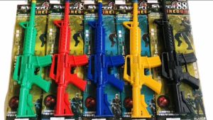 MAINAN SENAPAN PISTOL SNIPER BUNYI SENJATA COSPLAY PERANG