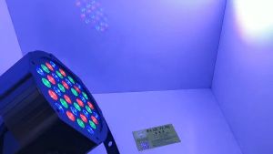 Vimite 18W/36W LED RGB Stage Light 7 color belt Remote control adjustment Digital display Discos saloon KTV Ambient Lamp