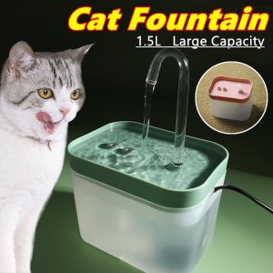 1.5L Cat Water Fountain Auto Filter Electric Oxygen Fountain Drinker Recirculate Pet Water Dispenser