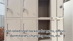 Jersey C24TS Locker Cabinet 24 Door Beige | 90x40x185cm Steel Secure Multi-User Employee Storage