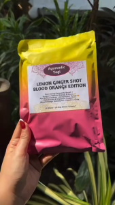 Lemon Ginger Shot Blood Orange Edition – Wellness Drink | Slimming Detox & Immunity Booster