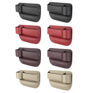 Car Seat Organizer Leather Auto Interior Seat Crevice Organizer Seats Crevice Filler Storage Bag Car Interior Parts