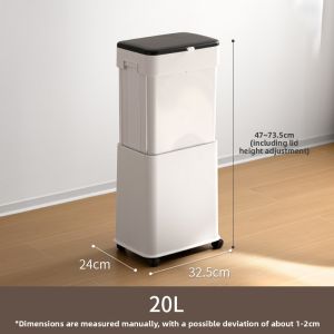 LANJIAOLUO | High-end Large Capacity Garbage Bin