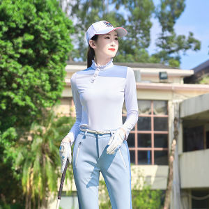 TTYGJ | Sun Protection Quick Drying Golf T-Shirt Womens Long Sleeve