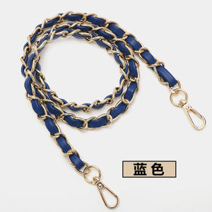 Shoulder Strap Chain Crossbody Bag Belt Customizable Length Leather Straps Metal Plating Hooks Included Backpack Accessory