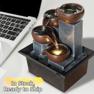 LIWAN | Desk Fountain Waterfall Ornament