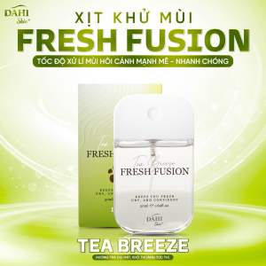 Xịt Khử Mùi Tinh Chất Phèn Chua FRESH FUSION 50ML | Xử Lí Mùi Chua Ê Ngay Lập Tức & Hỗ Trợ Làm Sáng Da Vùng Nách | DAHI SKIN VN