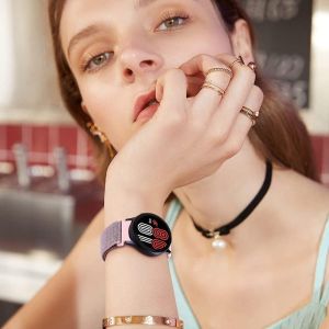 Dây đeo nylon cho Samsung Galaxy Watch 7/FE/6/5/4 40mm 44mm Dây đeo thể thao đính kèm bằng một cú nhấp chuột cho Galaxy Watch 6 Classic 47mm 43mm/Galaxy 5 Pro 45mm/4 Classic 46mm 42mm