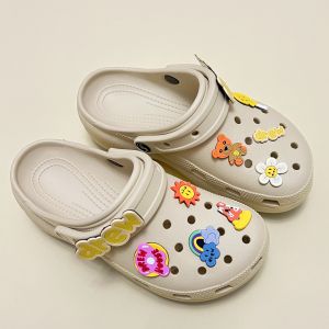 New 2025 Zhang Zifeng Yang Mi Cloud Hole Shoe Womens Thick Bottom Heel 5cm Summer Outdoor Casual Sandals Hollow out Slip-On