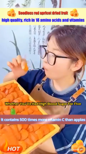 3F Food Seedless Soft Dried Apricots Sweet Sour for health yellow dried apricots 100g/250g/500g