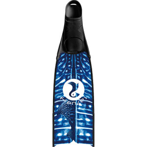 FRENZEL | Short Fins for Freediving Snorkeling Carbon Fiber 100% Coach Fins
