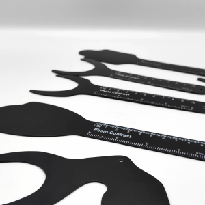 1Pc Dental Autoclavable Contrast Board With Scale Intraoral Photography Analysis Metal Background Dentist Tools